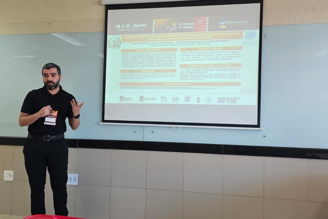 Professor da SPDM Educação apresenta trabalhos em evento nacional de Enfermagem